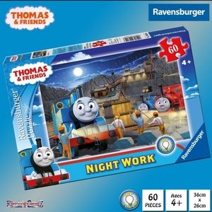 Thomas & friends Glow In The Dark night work puzzle